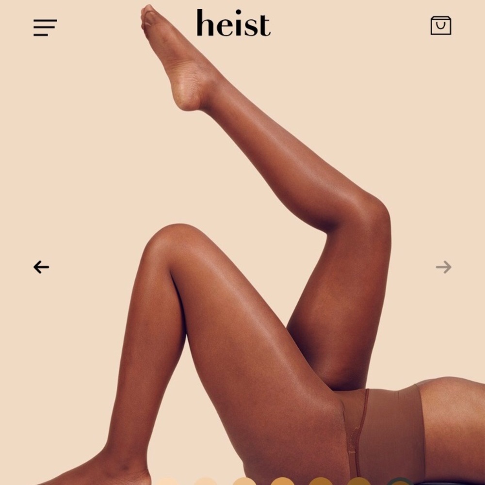 New in box Heist ‘The Nude’ high waisted tights